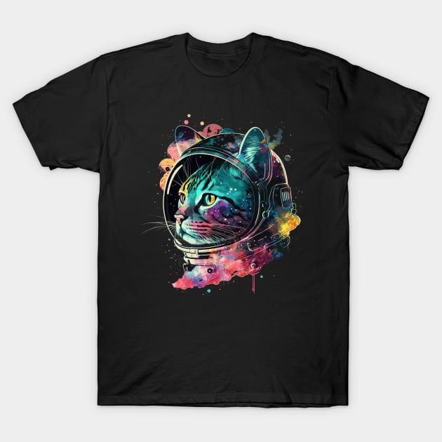 astro cat T-Shirt by a cat cooking